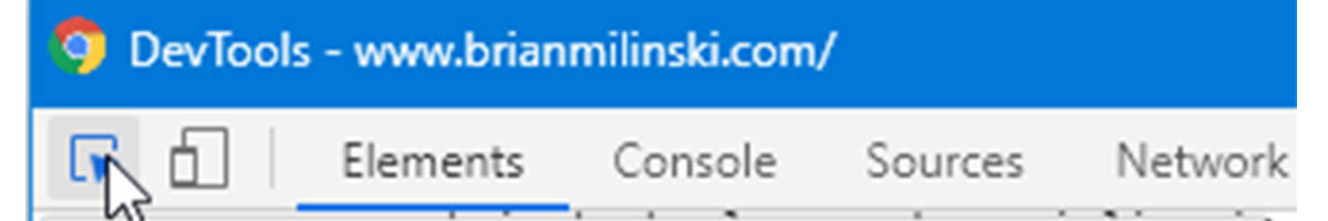 Selection tool in a web browser